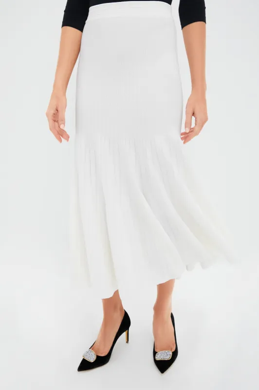 Ivory Anitha Midi Skirt sold by Tuckernuck