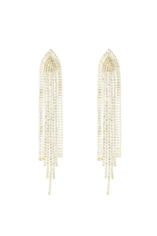 "Shine" earrings gold sold by Meet Me There