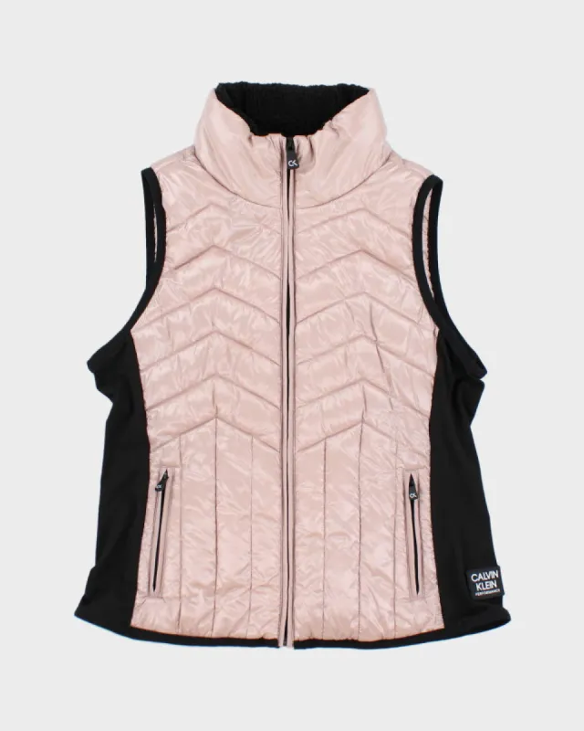 Vintage Women's Y2K Calvin Klein Performance Puffer Gilet - S sold by Rokit