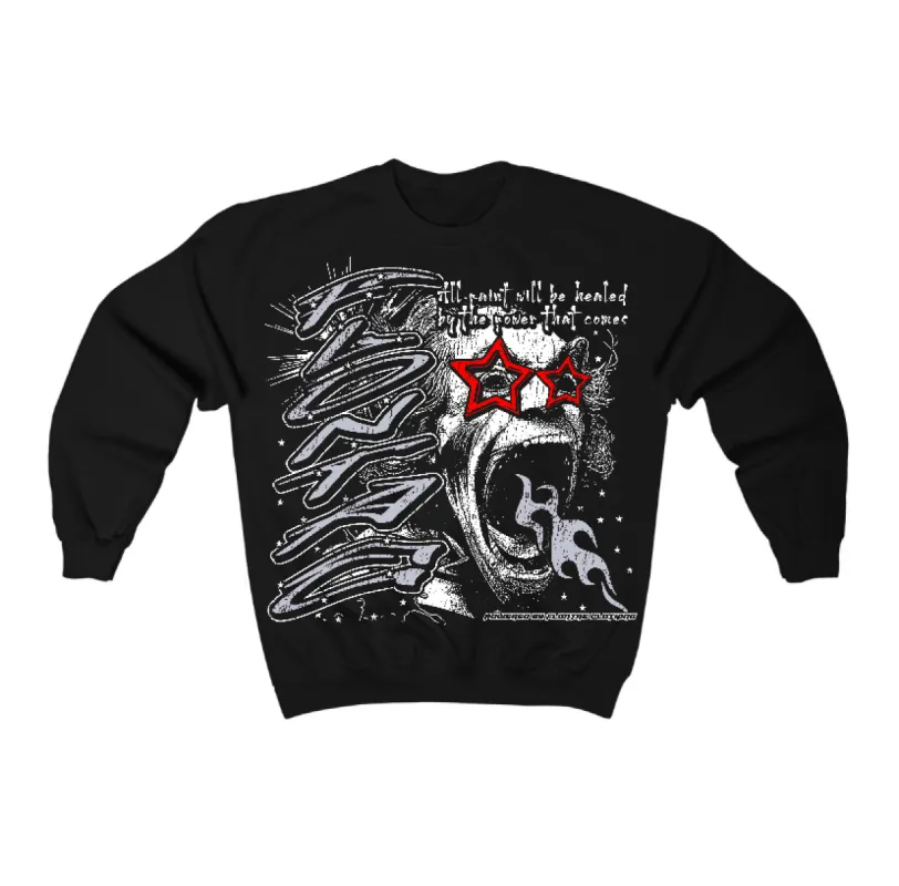 Black Cement 3s Flontae Sweatshirt Wonder Graphic sold by Flontae Clothing