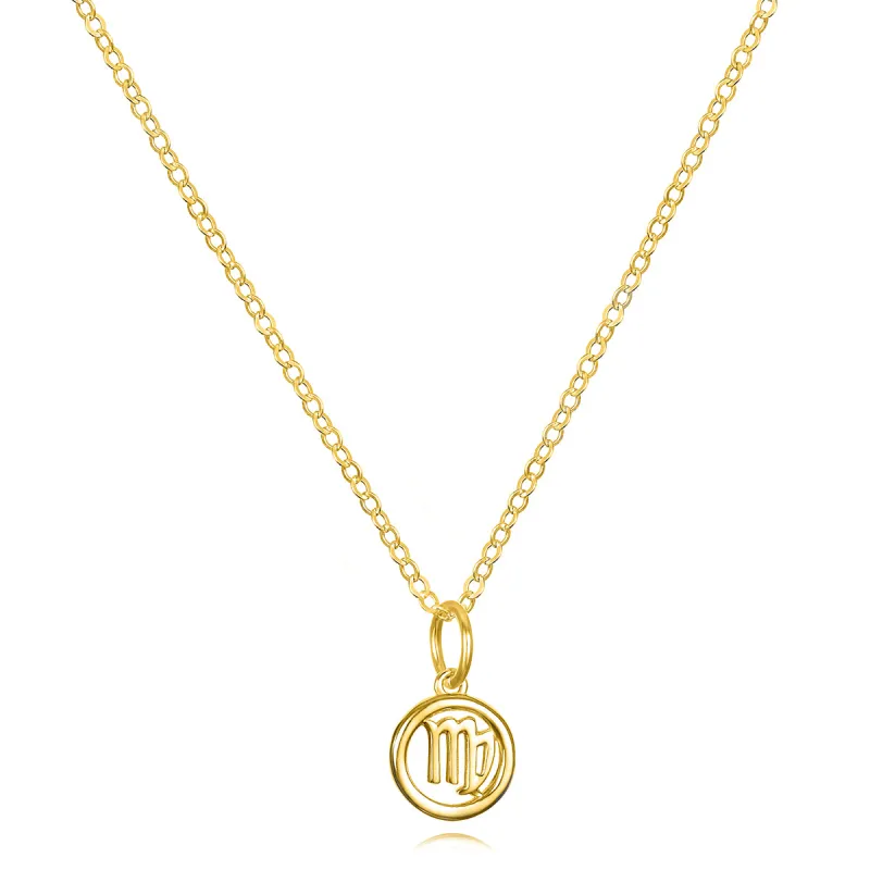 New! 14k Gold Zodiac Charm Necklace - Virgo sold by Amelia Rose Design
