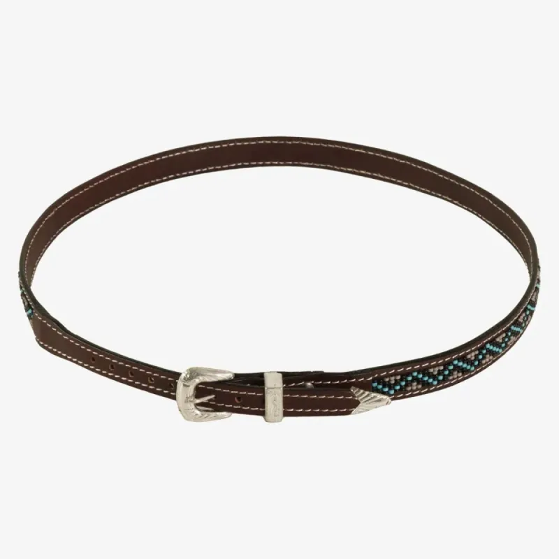 Elan | Leather Hat Band with Three Piece Buckle sold by American Hat Makers