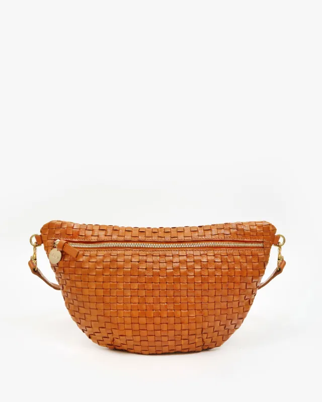 Grande Fanny Natural Woven Checker sold by Care Tucker