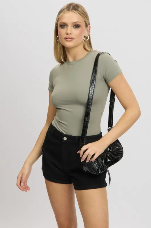 Green T shirt Short Sleeve Crew Neck Supersoft sold by Ally Fashion