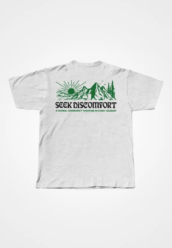 Mountain Spirit Trail Tee - Oatmeal Heather sold by Seek Discomfort