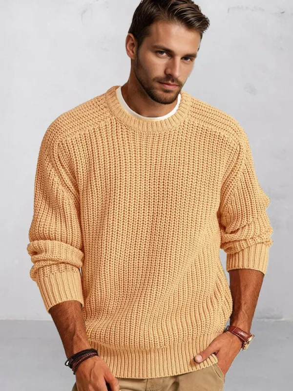 Classic Chunky Knit Sweater sold by Coofandy