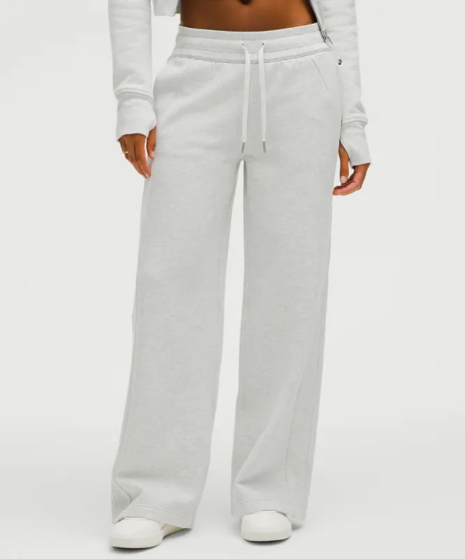 Scuba Mid-Rise Wide-Leg Pant *Short sold by Lululemon