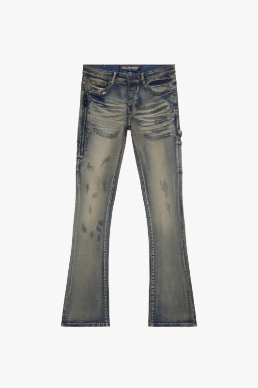 "COVERT" DIRTY VINTAGE WASH FLARED STACKED sold by valabasas