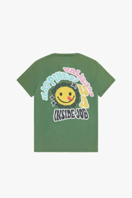 "INSIDE JOB" TEE VINTAGE GRASS GREEN sold by valabasas