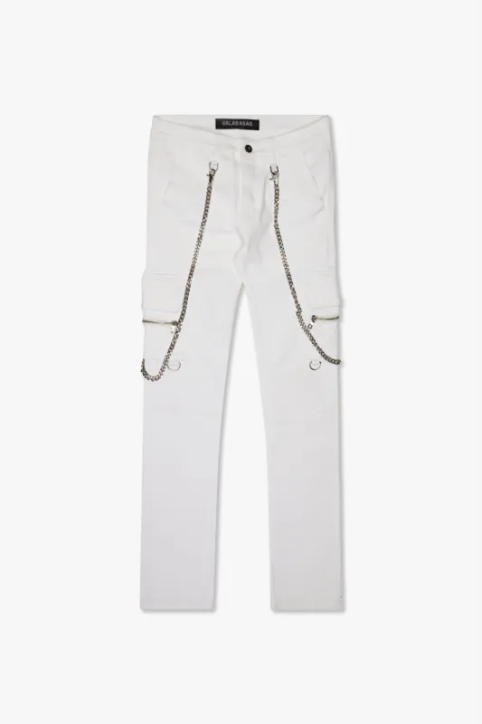 "AURA" WHITE SKINNY JEAN sold by valabasas