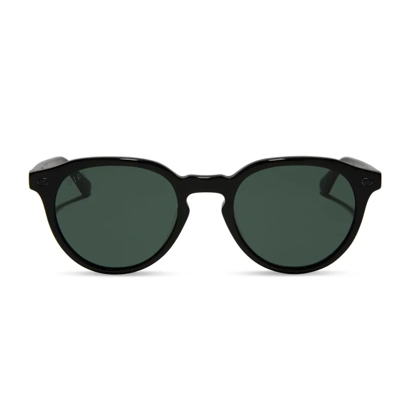 BETH - NIGHT SKY BLACK + SILVER W G15 + POLARIZED SUNGLASSES sold by Diff Eyewear