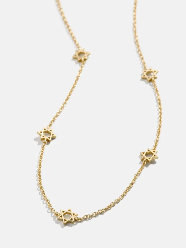 18K Gold Star of David Necklace - Star of David sold by BaubleBar