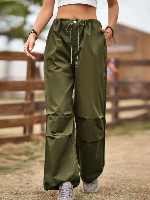 Drawstring Joggers with Pockets sold by Charming Charlie