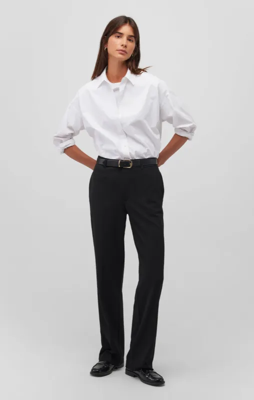 TAILORED STRAIGHT LEG PANTS IN BLACK sold by Mavi