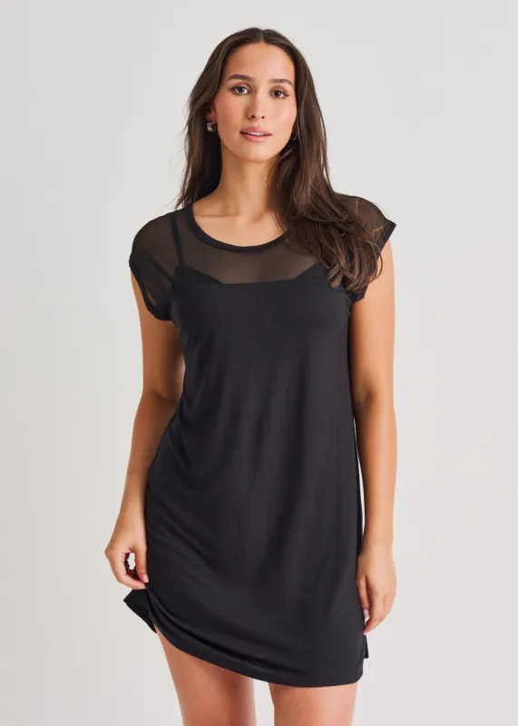 Cover-Up Tunic with Mesh Insert sold by Everyday Sunday