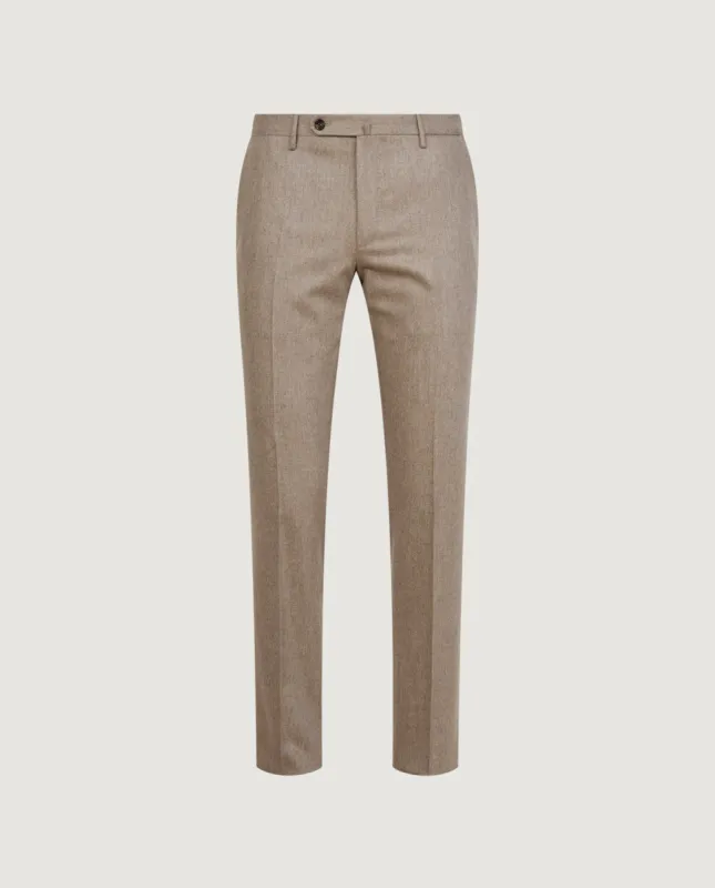 Wol Cashmere Broek - Lichtbruin sold by Pauw Amsterdam