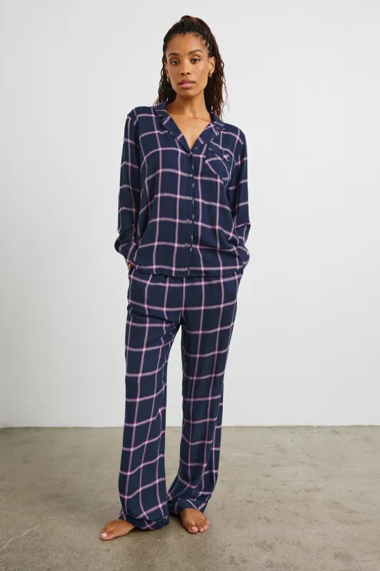 LUNA PAJAMA SET - SAPPHIRE MAGENTA sold by Rails