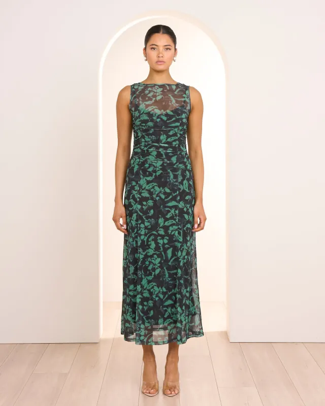 Aarya Sheer Mesh Maxi Dress sold by Pilgrim