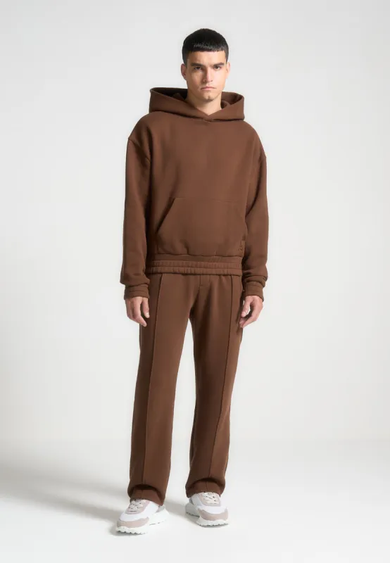 Isaac - Pintuck Joggers - Brown sold by Maniere De Voir
