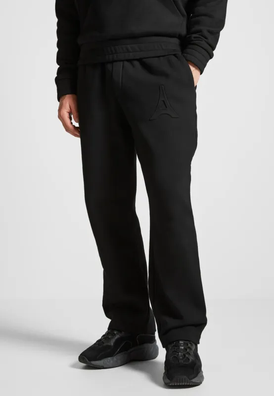 Cédric - Eiffel Embossed Joggers - Black sold by Maniere De Voir