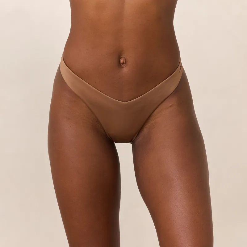 Free Form Thong - Cinnamon sold by Lounge Underwear