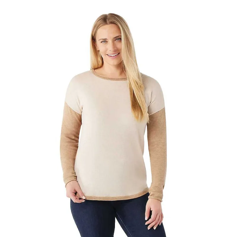 Smartwool Womens Shadow Pine Colorblock Sweater sold by Out&Back Outdoor