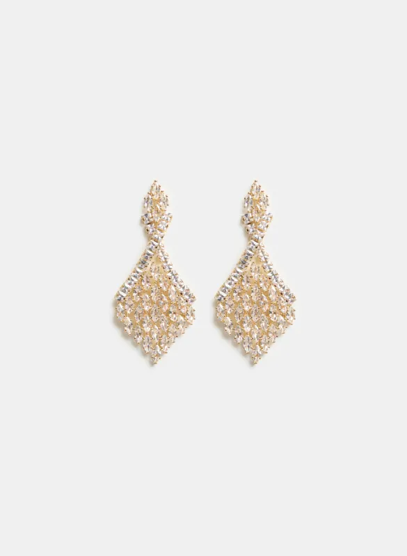 Diamond Chandelier Earrings sold by Laura