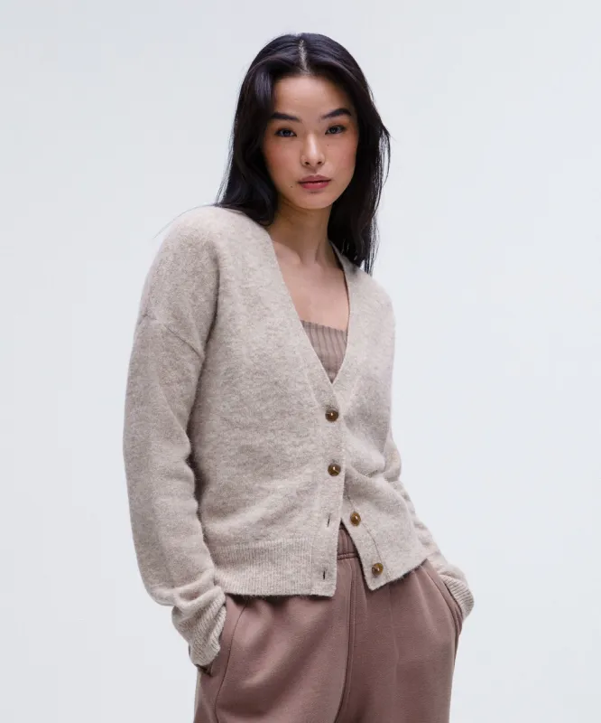 Women's Alpaca Wool-Blend Cardigan Sweater sold by Lululemon
