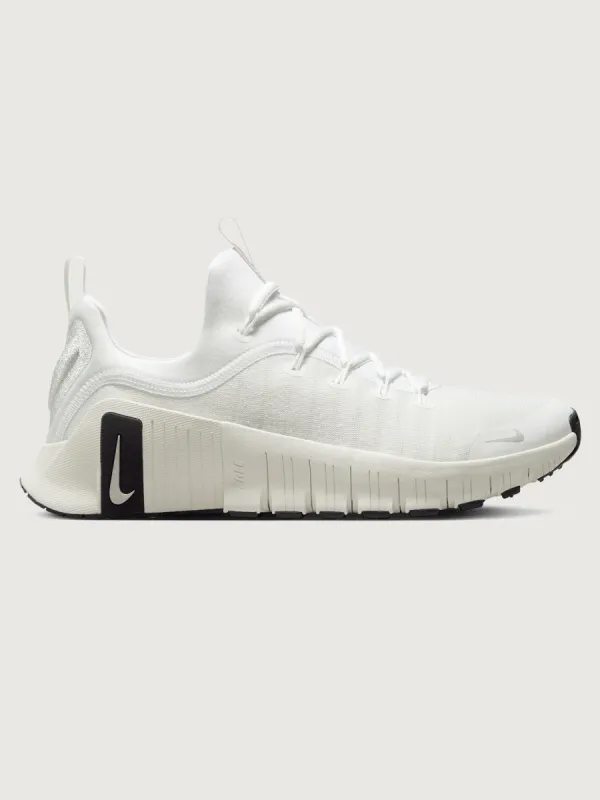 Nike Free Metcon 6 Premium - Summit White/ Metallic Silver-Sail-Black sold by Carbon38
