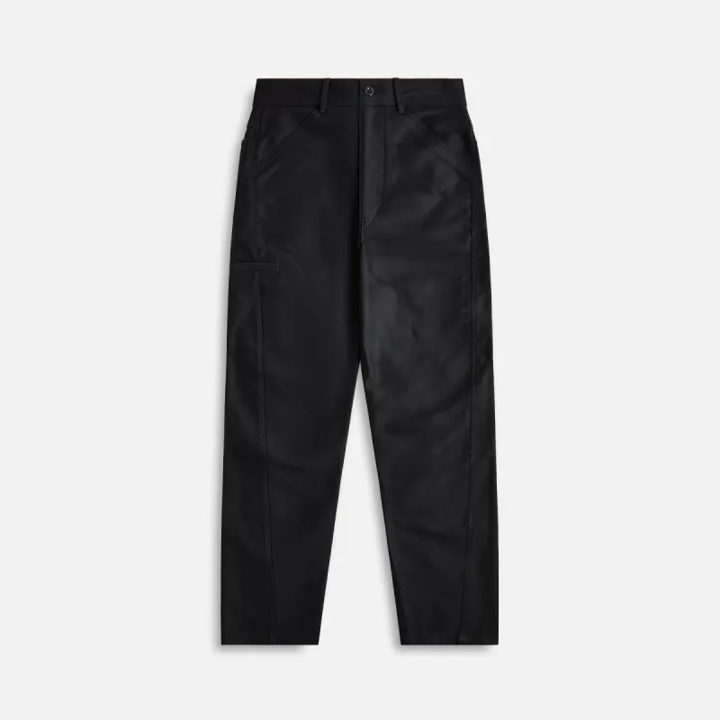 Lemaire Twisted Workwear Pants - Black sold by Kith