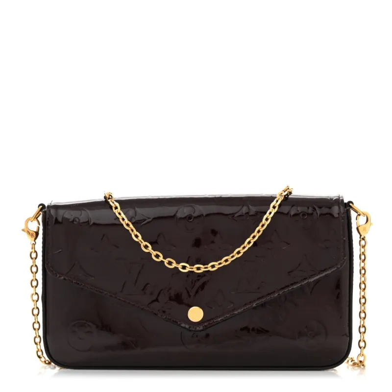 Louis Vuitton Pochette Felicie no inserts Monogram Vernis Wallet (Pre-Owned) - One Size sold by Zulily