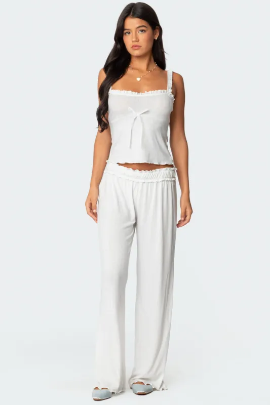 Sylvia Pointelle Pants sold by Edikted