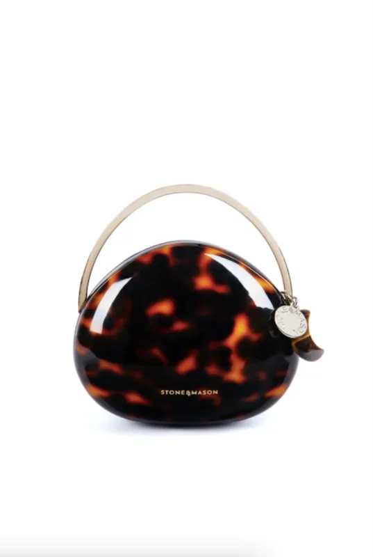 The Tortoiseshell Pebble Mini Bag & Crystal Beauty Kit sold by Stone and Mason