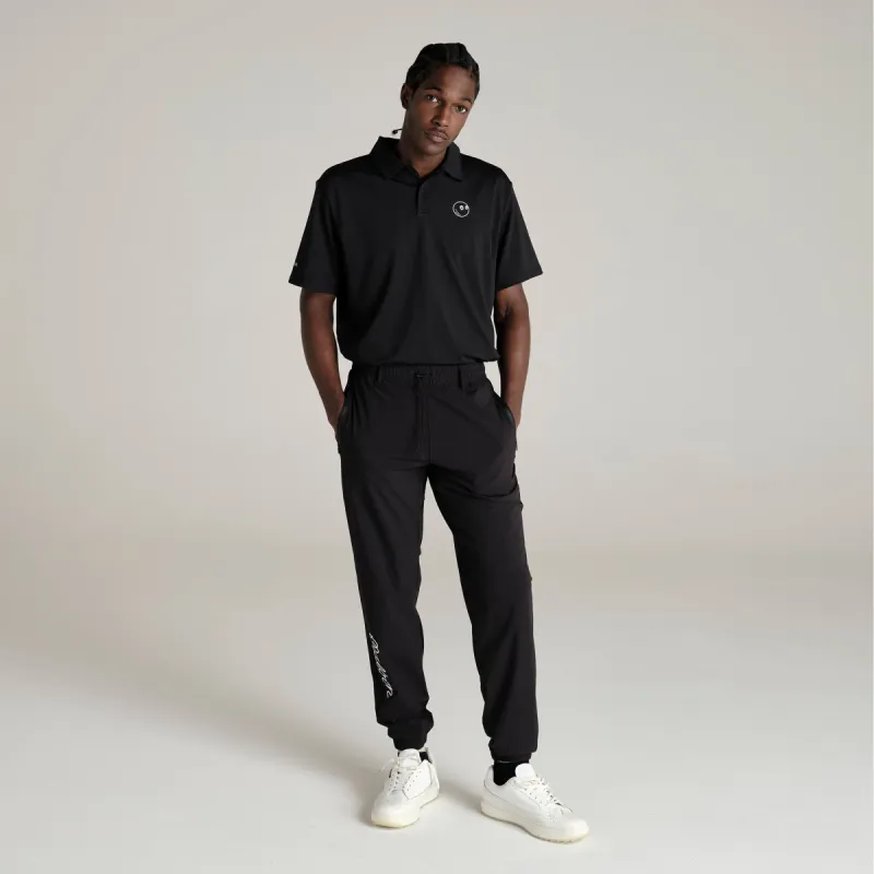 Malbon Golf Performance Nylon Tech Pant - BLACK sold by Sun Diego Boardshops