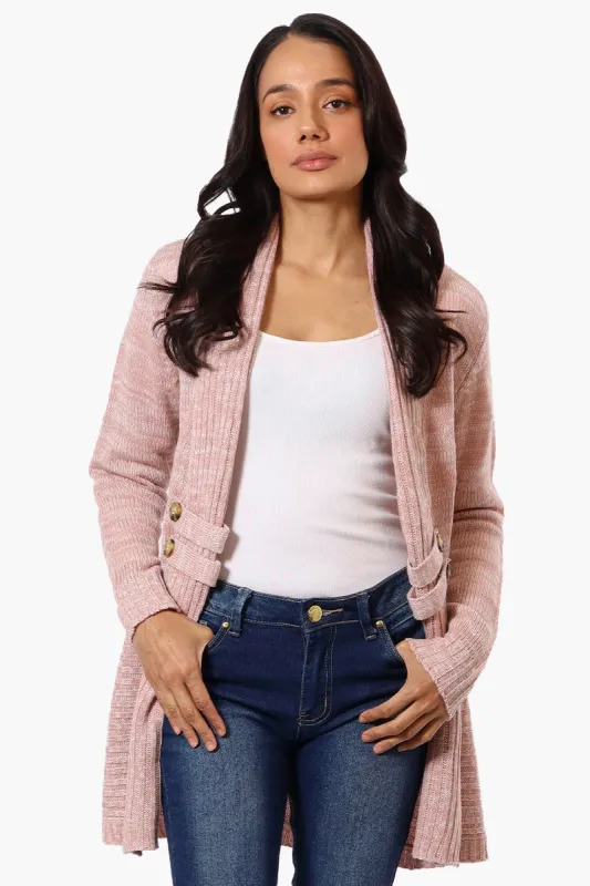 International INC Company Knit Open Wrap Cardigan - Pink sold by Fairweather