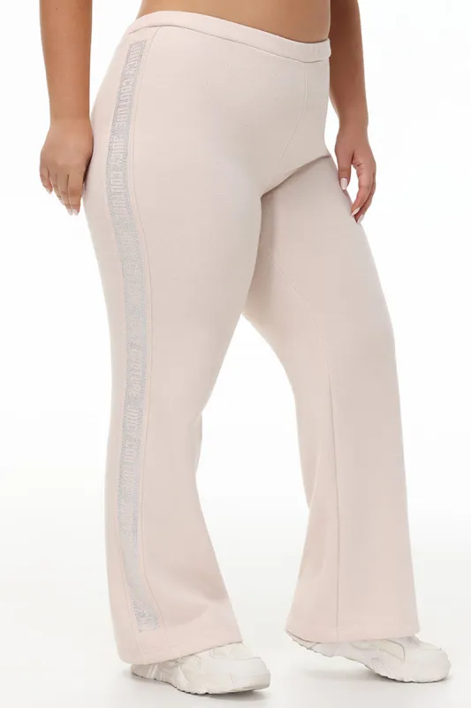 Plus-Size Wide Leg Fleece Pant With Side Bling sold by Juicy Couture