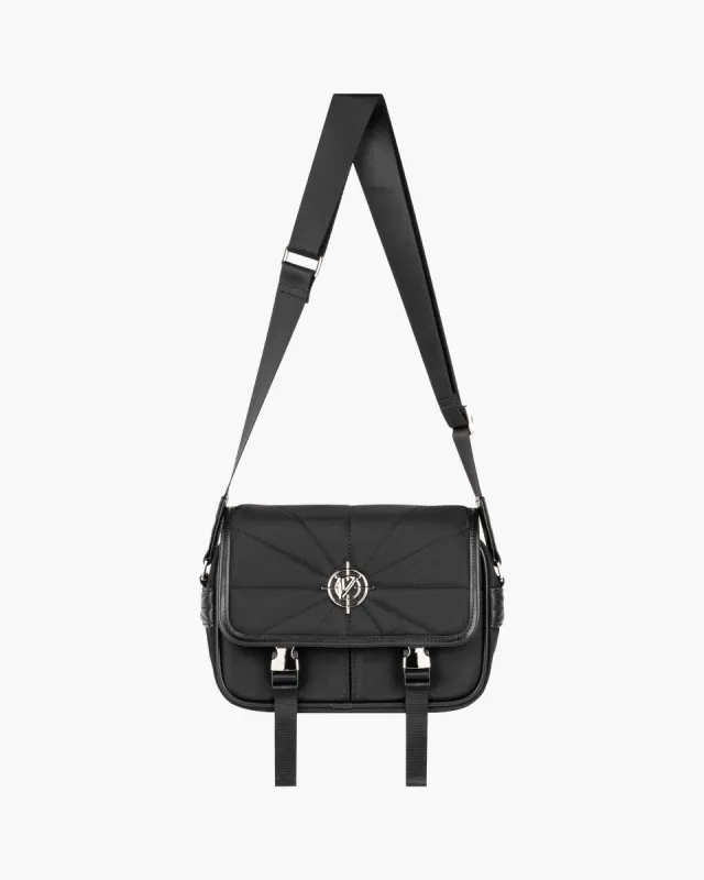 BUCKLE SHOULDER BAG - BLACK sold by vicinity