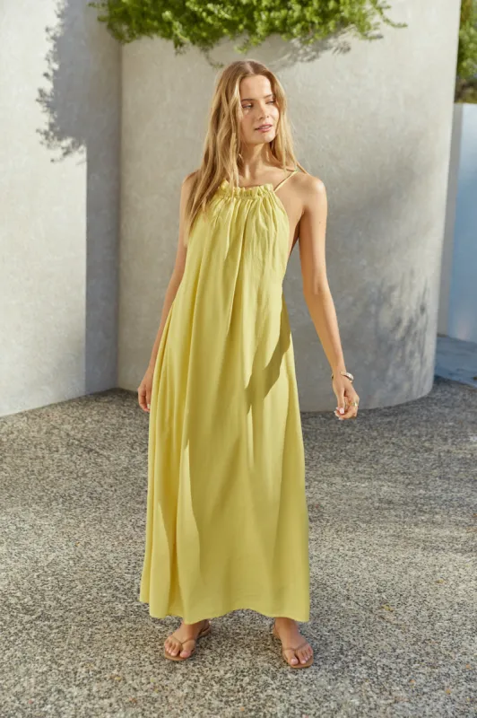 Not So Little Miss Maxi Dress Yellow sold by Fortunate One