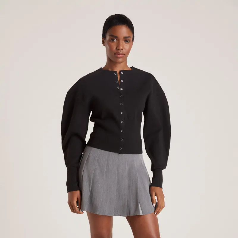 Fitted Cardigan - Black sold by Lounge Underwear