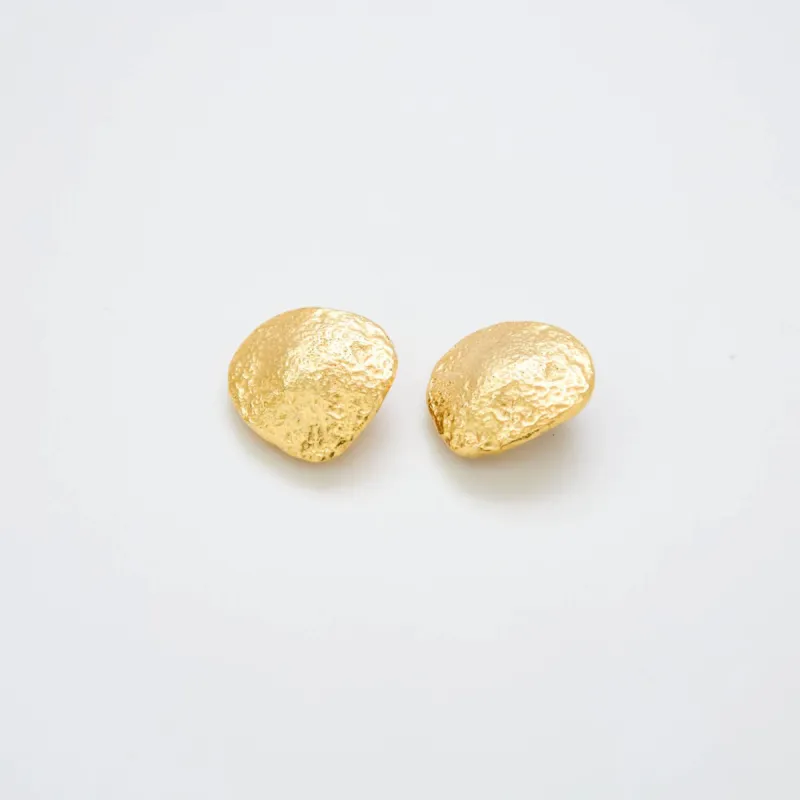 Vintage Erwin Pearl Textured Stud Earrings sold by Admiral Row