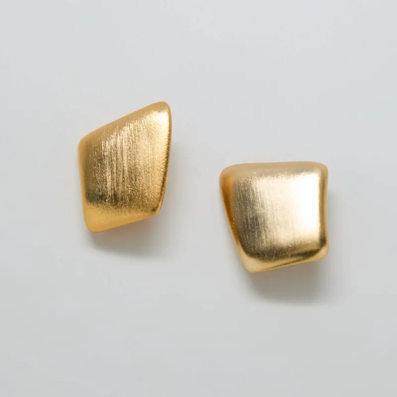 Vintage Gold Abstract Earrings sold by Admiral Row