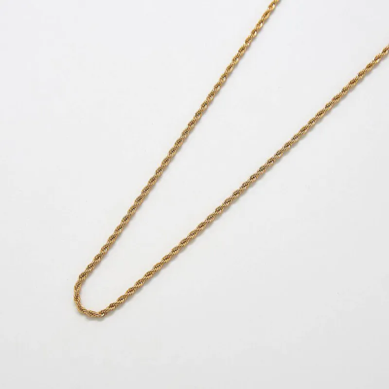 Dainty Rope Chain Necklace sold by Admiral Row