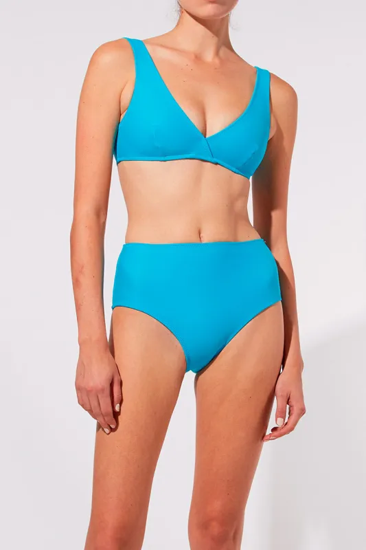 Beverly Bottom Compression Peacock Blue by Solid & Striped sold by Salua Lingerie