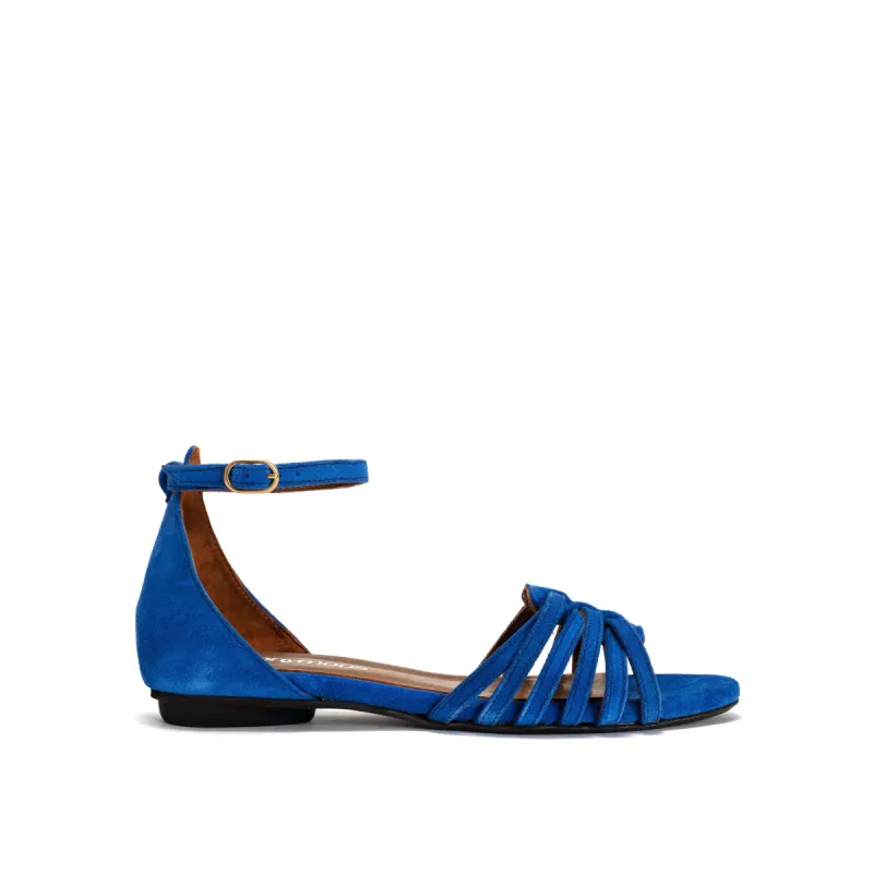 Mareike 10 Calf suede Electric blue sold by Anonymous Copenhagen