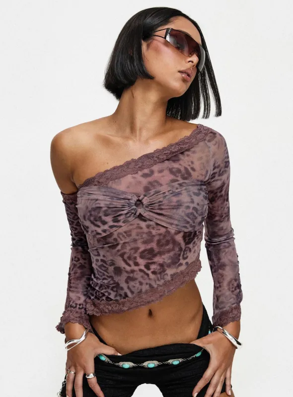 Empty Space Top Leopard sold by Princess Polly