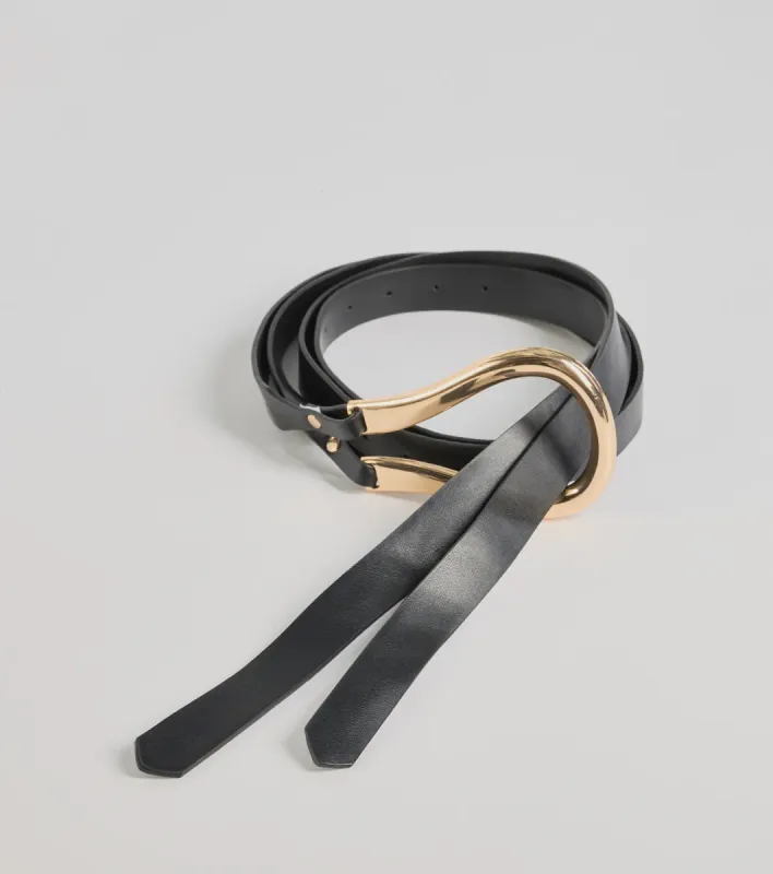 Trendy Silhouette Loop Buckle Wrap Belt sold by Windsor