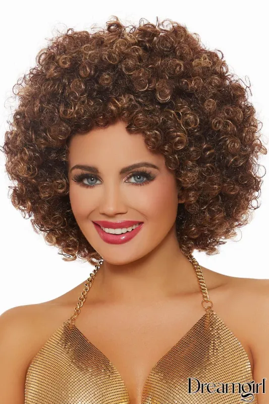 Adjustable Unisex Disco Wig sold by Shoe Freaks