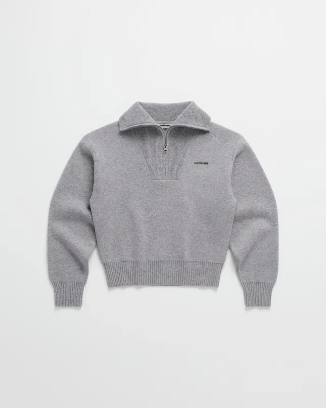 Jacquard Quarter Zip Pullover sold by Madhappy