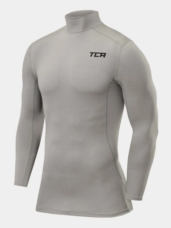 Pro Performance Compression Base Layer Long Sleeve Mock Neck For Boys sold by TCA