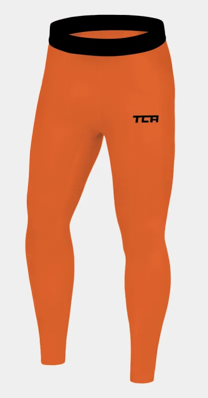 SuperThermal Compression Base Layer Tights For Boys With Brushed Inner Fabric & Side Pocket sold by TCA